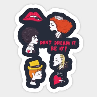 rocky horror picture show Sticker